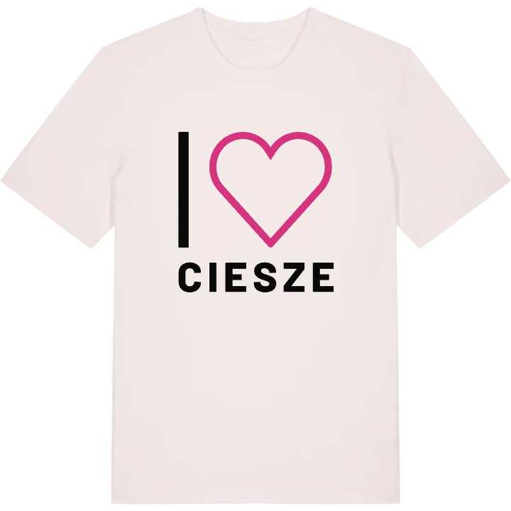 Jag älskar Ciesze t-shirt stort tryck – t-shirt från PinShirt
