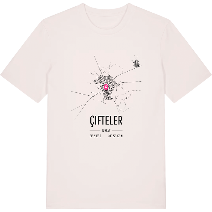 Çifteler karta t-shirt – t-shirt från PinShirt