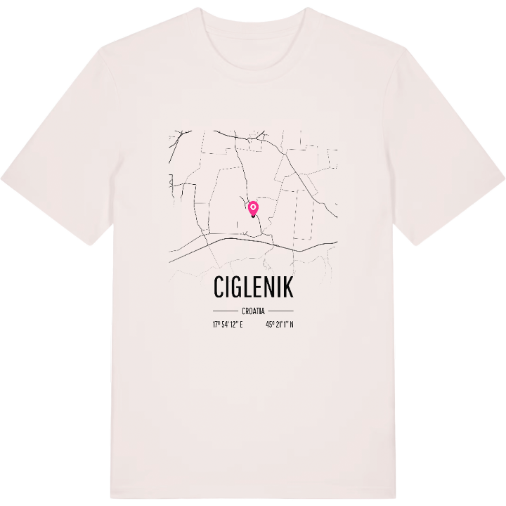 Ciglenik karta t-shirt – t-shirt från PinShirt