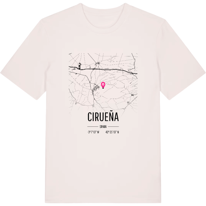 Cirueña karta t-shirt – t-shirt från PinShirt