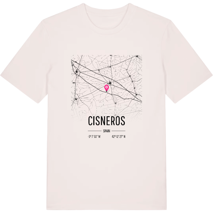 Cisneros karta t-shirt – t-shirt från PinShirt