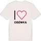 Jag älskar Cisówka t-shirt stort tryck