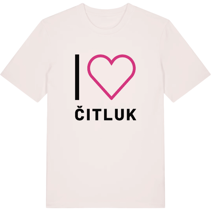 Jag älskar Čitluk t-shirt stort tryck – t-shirt från PinShirt