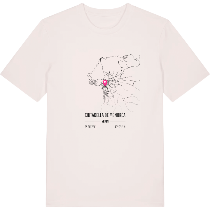 Ciutadella de Menorca karta t-shirt – t-shirt från PinShirt