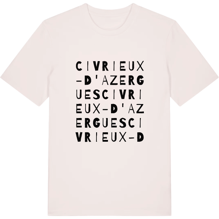 Civrieux-d'Azergues ordlek t-shirt – t-shirt från PinShirt