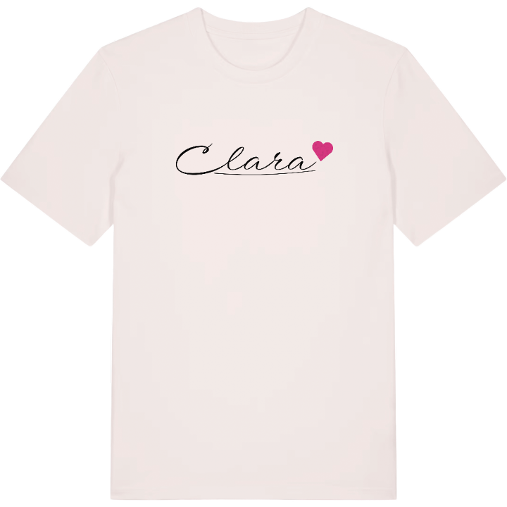 Clara hjärta t-shirt – t-shirt från PinShirt