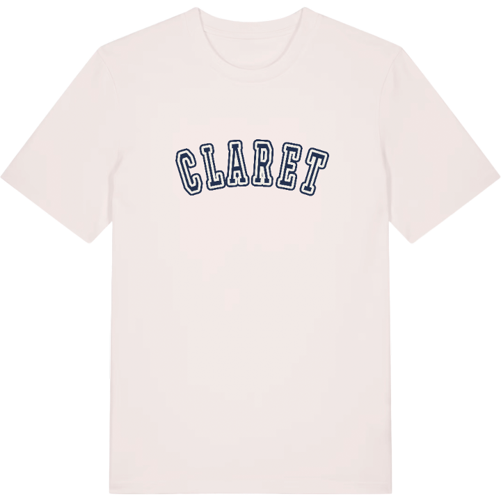 Claret college t-shirt – t-shirt från PinShirt