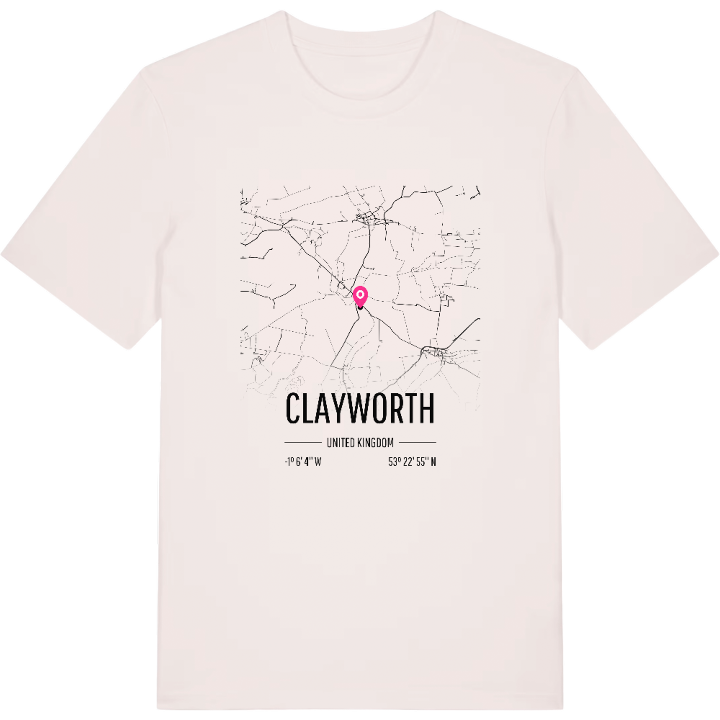 Clayworth karta t-shirt – t-shirt från PinShirt