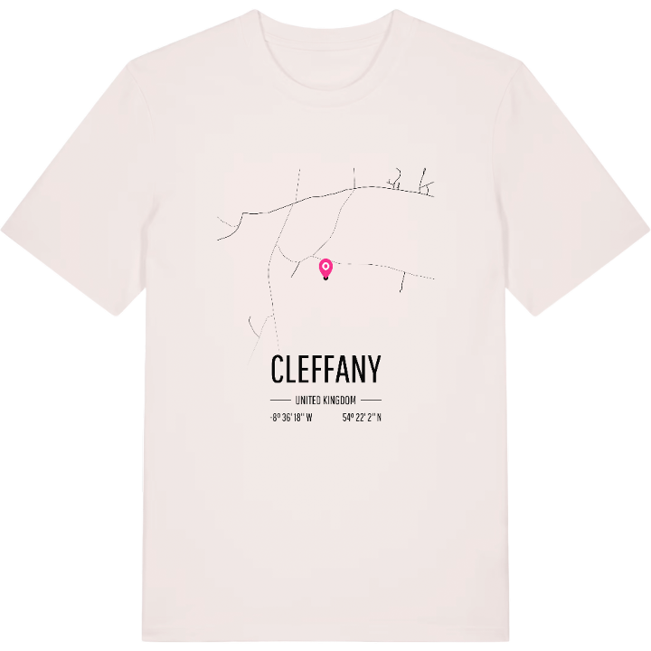 Cleffany karta t-shirt – t-shirt från PinShirt