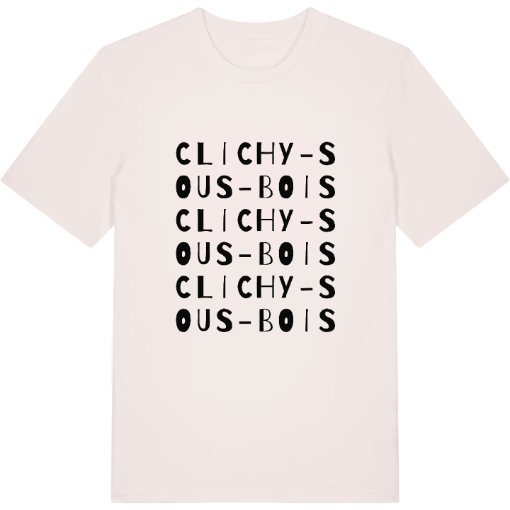 Clichy-sous-Bois ordlek t-shirt – t-shirt från PinShirt