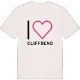 Jag älskar Cliffsend t-shirt stort tryck