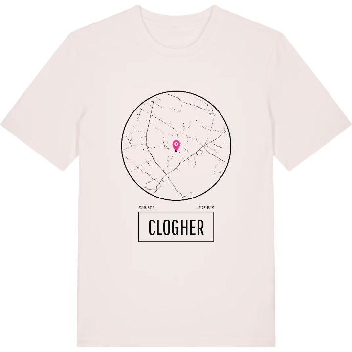 Clogher t-shirt – t-shirt från PinShirt