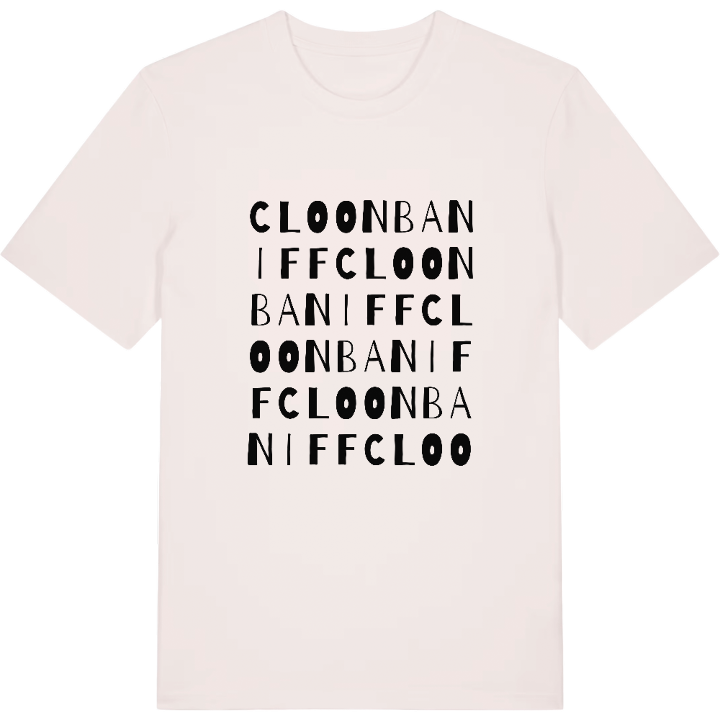 Cloonbaniff ordlek t-shirt – t-shirt från PinShirt