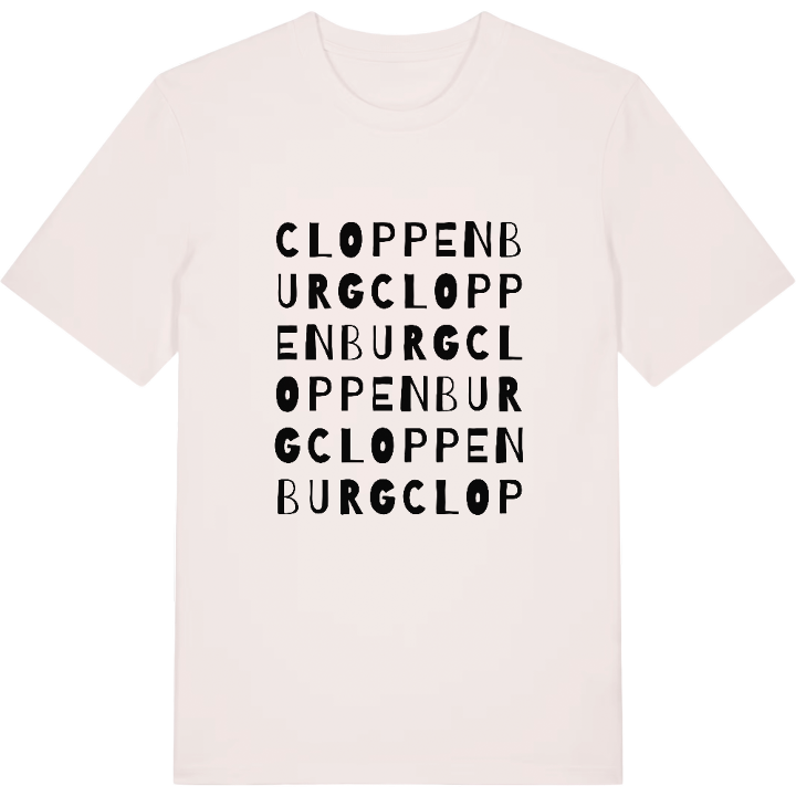Cloppenburg ordlek t-shirt – t-shirt från PinShirt