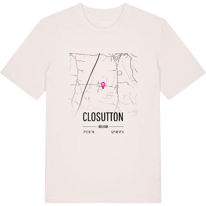 Closutton karta t-shirt – t-shirt från PinShirt