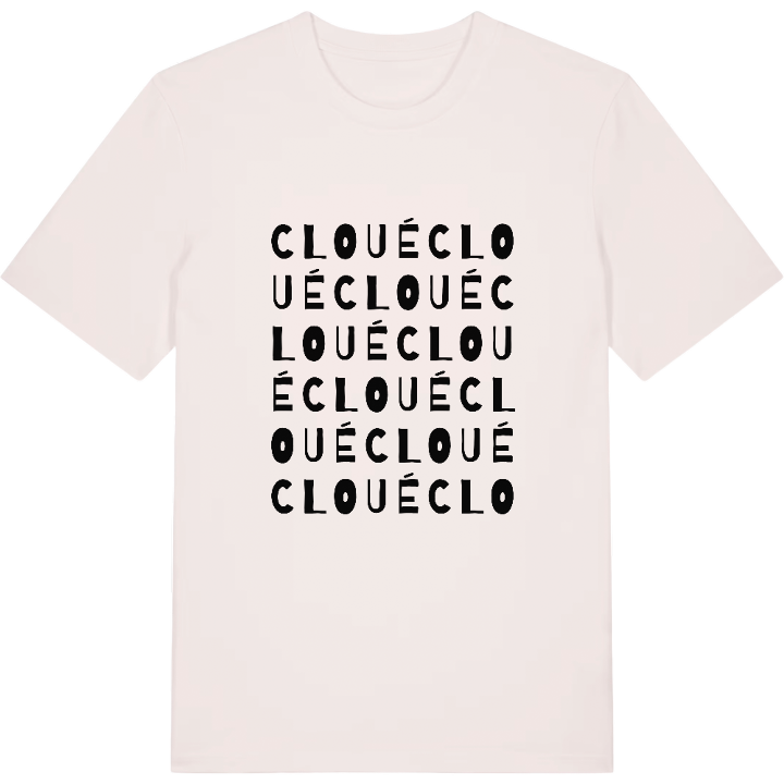 Cloué ordlek t-shirt – t-shirt från PinShirt