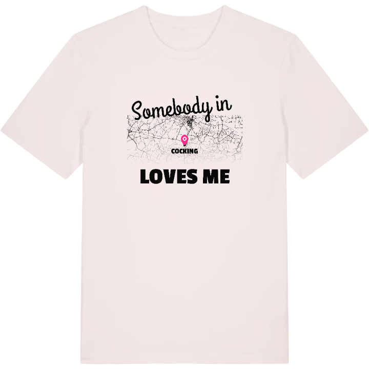 Någon i Cocking älskar mig t-shirt – t-shirt från PinShirt