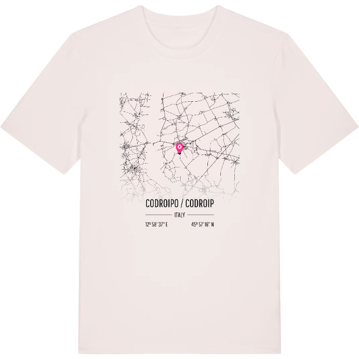 Codroipo / Codroip karta t-shirt – t-shirt från PinShirt