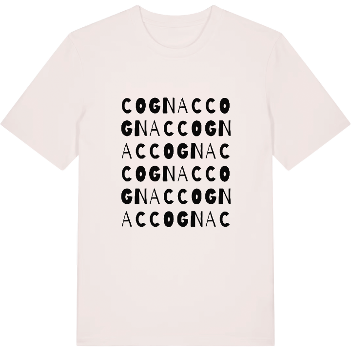 Cognac ordlek t-shirt – t-shirt från PinShirt