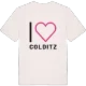 Jag älskar Colditz t-shirt stort tryck