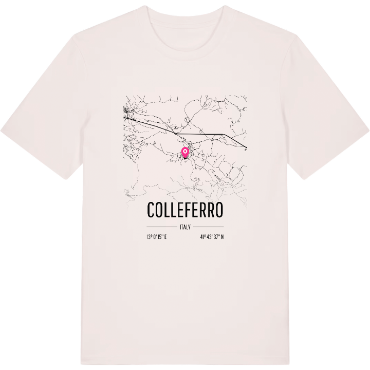 Colleferro karta t-shirt – t-shirt från PinShirt