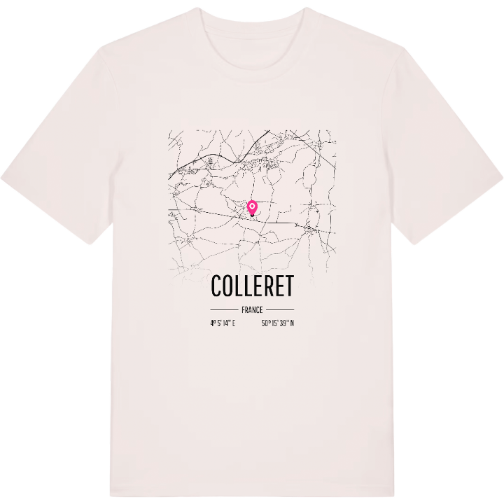 Colleret karta t-shirt – t-shirt från PinShirt