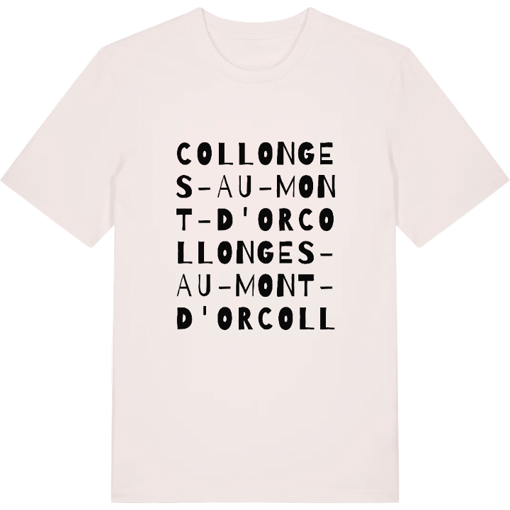 Collonges-au-Mont-d'Or ordlek t-shirt – t-shirt från PinShirt