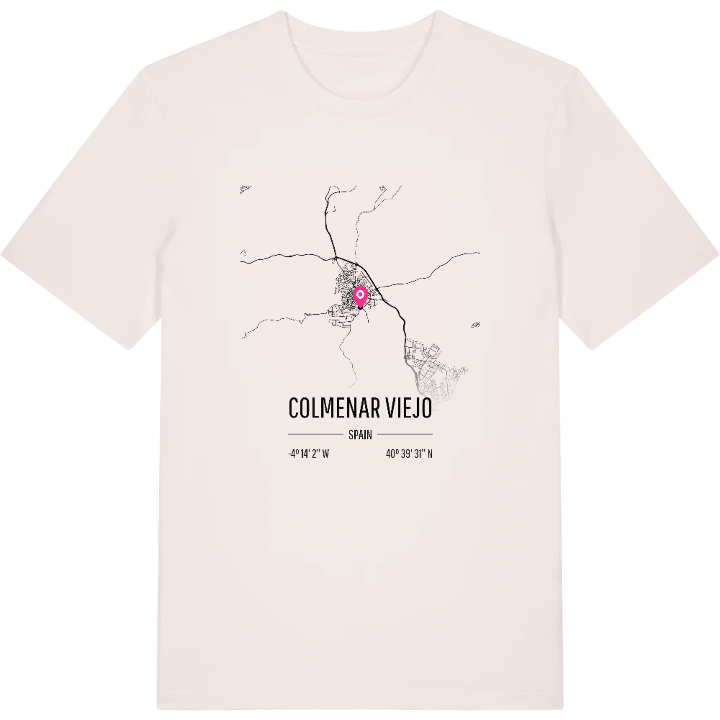 Colmenar Viejo karta t-shirt – t-shirt från PinShirt