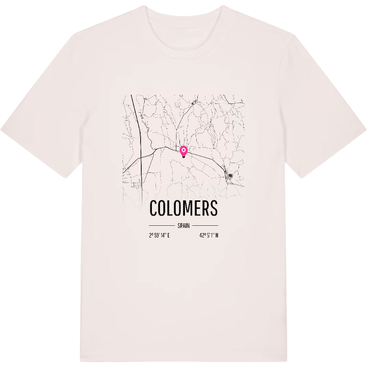 Colomers karta t-shirt – t-shirt från PinShirt