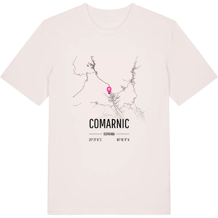 Comarnic karta t-shirt – t-shirt från PinShirt