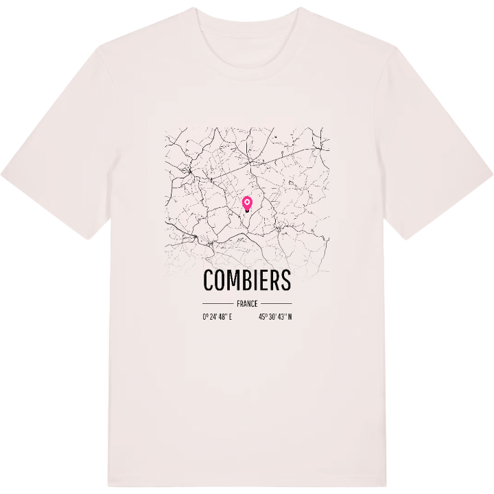 Combiers karta t-shirt – t-shirt från PinShirt