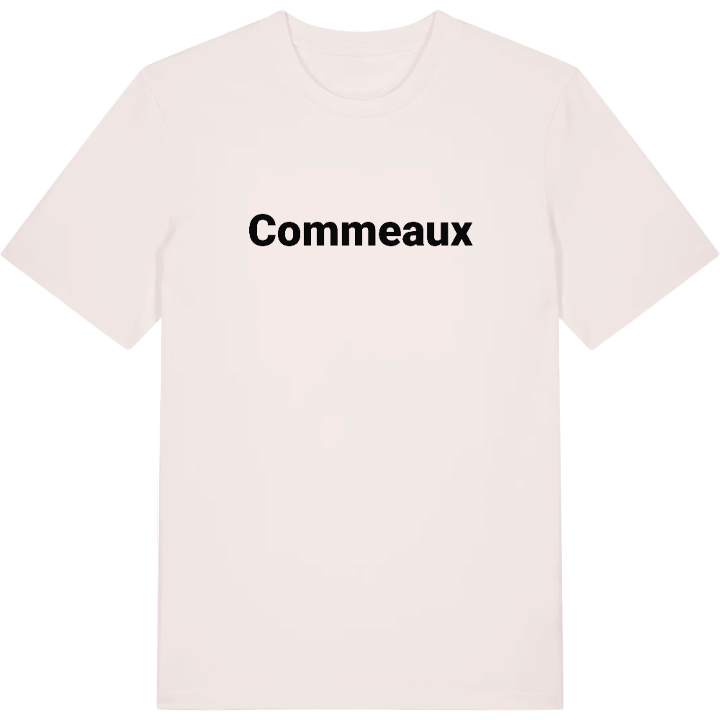 Commeaux fetstil t-shirt – t-shirt från PinShirt