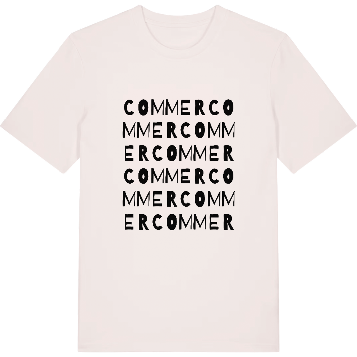 Commer ordlek t-shirt – t-shirt från PinShirt