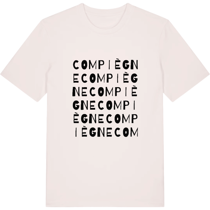 Compiègne ordlek t-shirt – t-shirt från PinShirt
