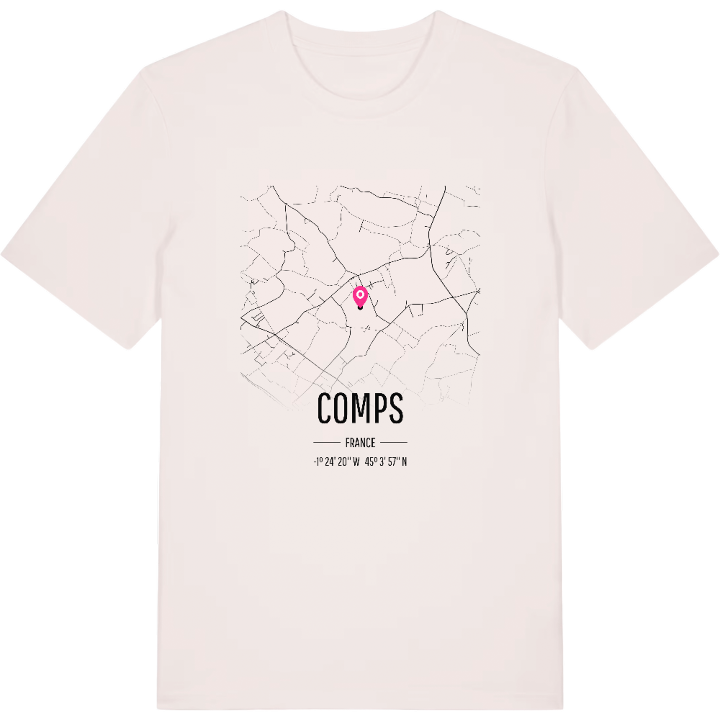 Comps karta t-shirt – t-shirt från PinShirt