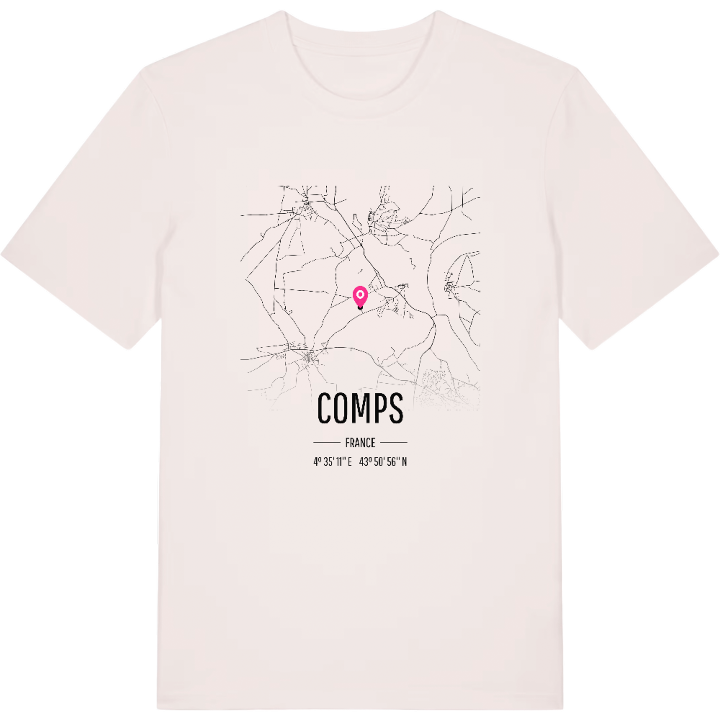 Comps karta t-shirt – t-shirt från PinShirt