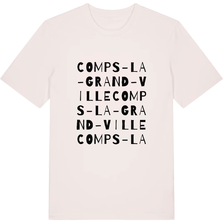 Comps-la-Grand-Ville ordlek t-shirt – t-shirt från PinShirt