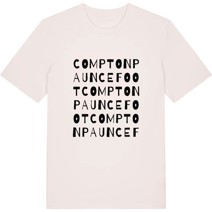 Compton Pauncefoot ordlek t-shirt – t-shirt från PinShirt