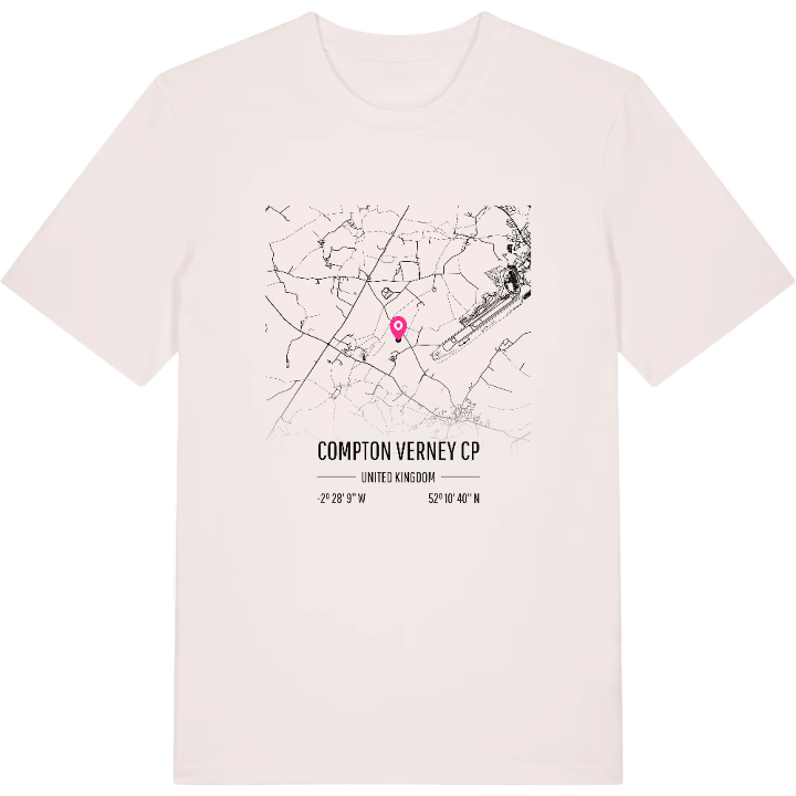 Compton Verney CP karta t-shirt – t-shirt från PinShirt
