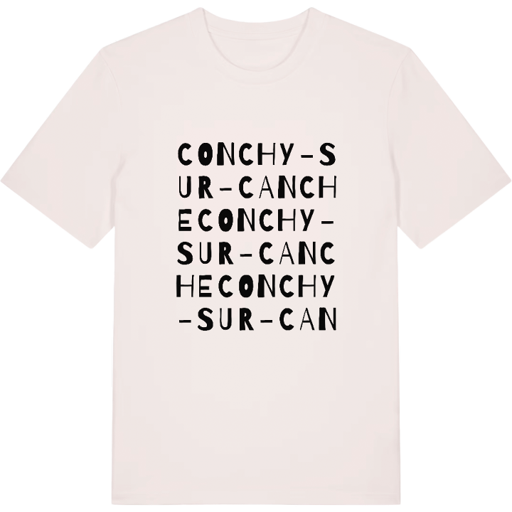 Conchy-sur-Canche ordlek t-shirt – t-shirt från PinShirt