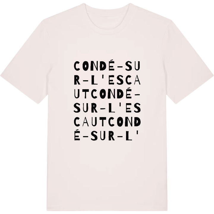 Condé-sur-l'Escaut ordlek t-shirt – t-shirt från PinShirt