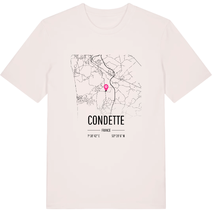 Condette karta t-shirt – t-shirt från PinShirt