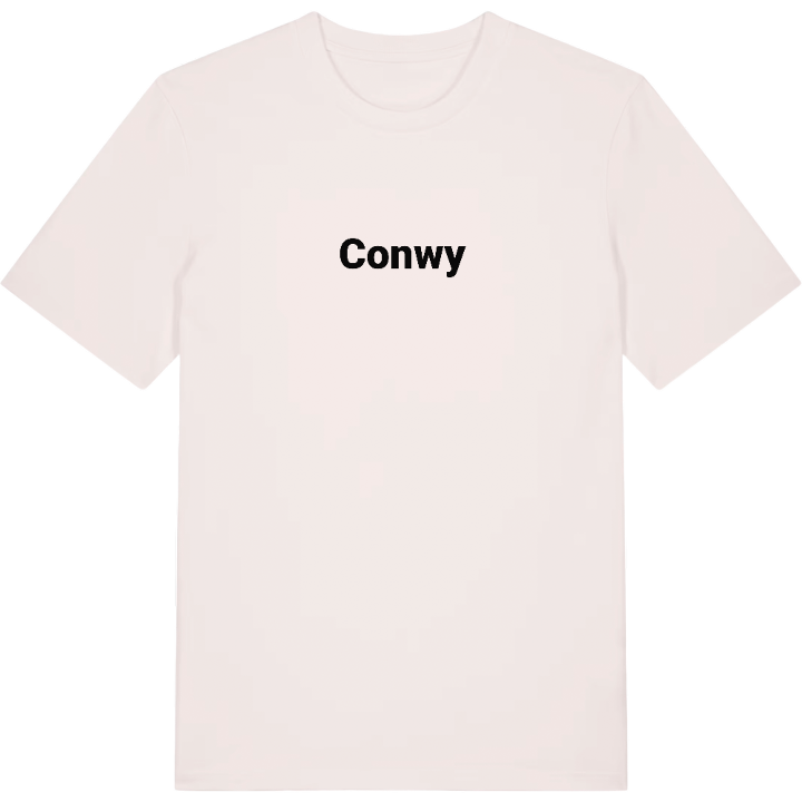 Conwy fetstil t-shirt – t-shirt från PinShirt