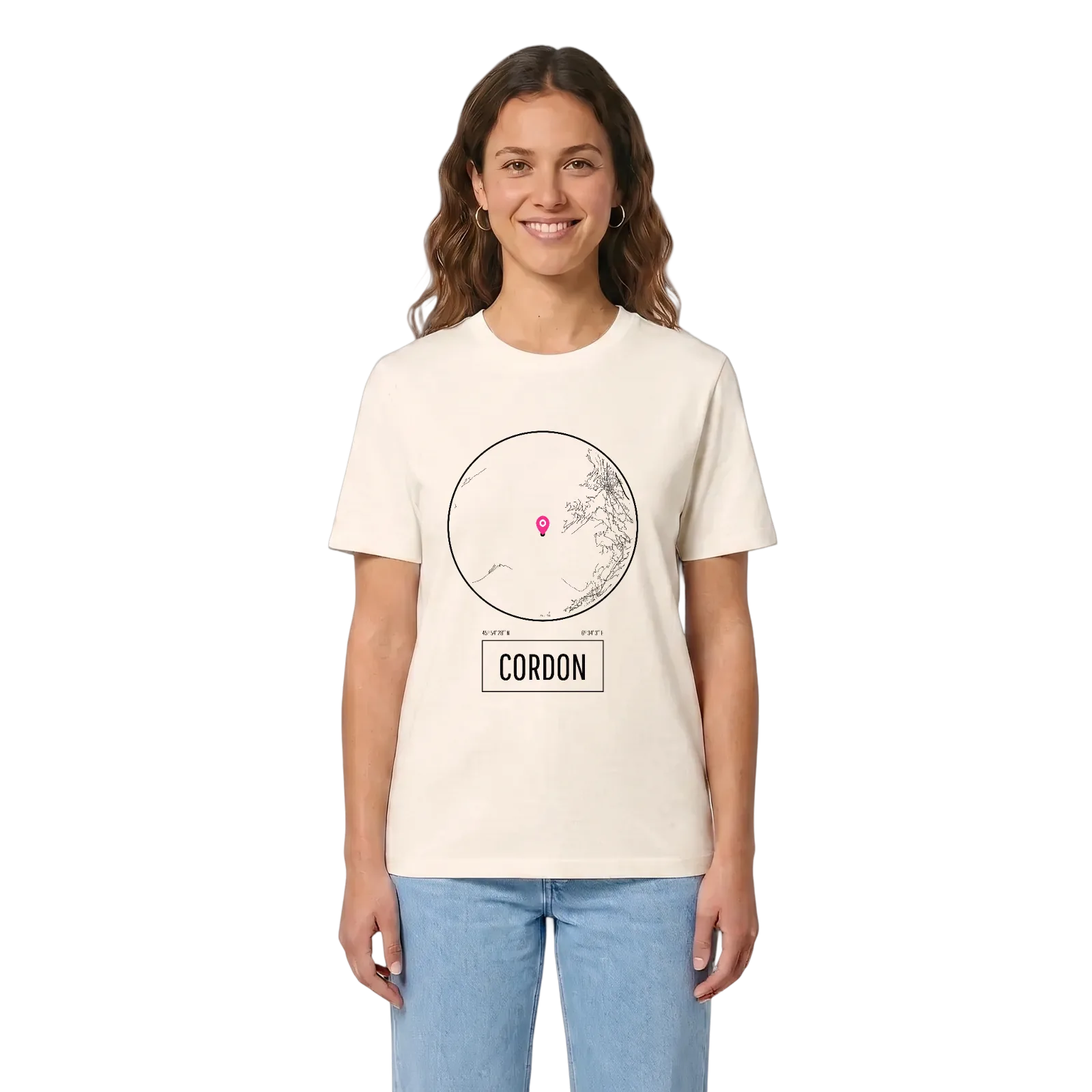 Cordon t-shirt – Vintage White, i miljö