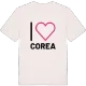 Jag älskar Corea t-shirt stort tryck