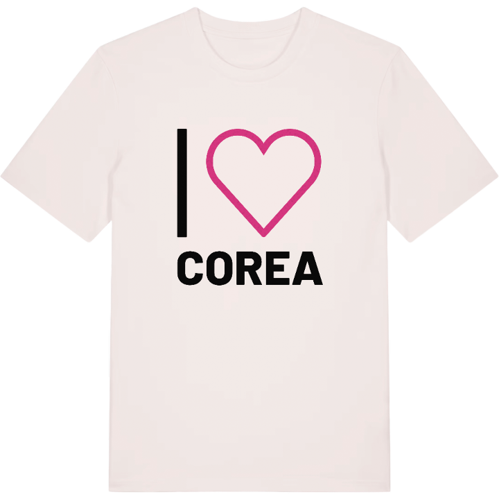 Jag älskar Corea t-shirt stort tryck – t-shirt från PinShirt