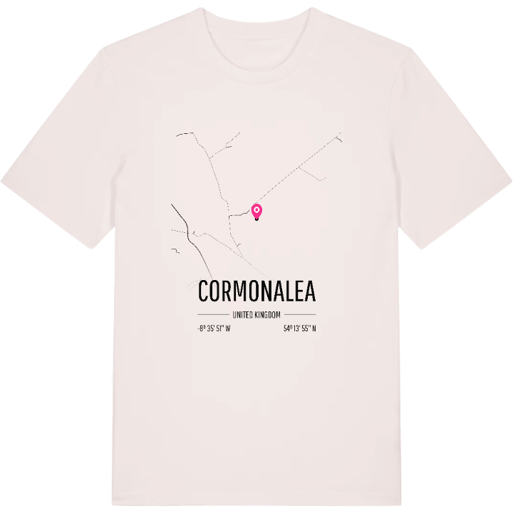 Cormonalea karta t-shirt – t-shirt från PinShirt