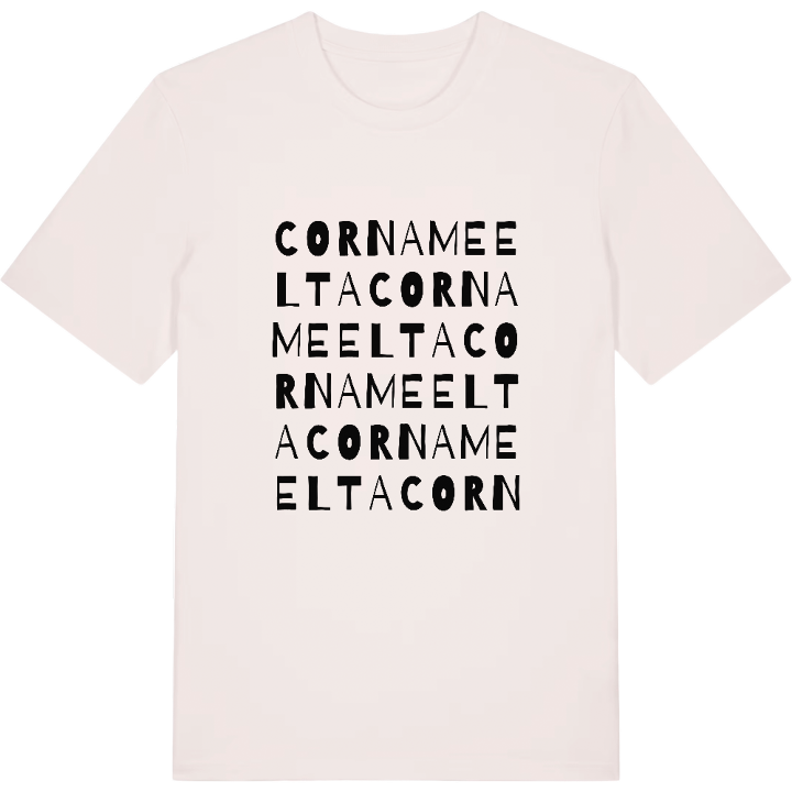 Cornameelta ordlek t-shirt – t-shirt från PinShirt