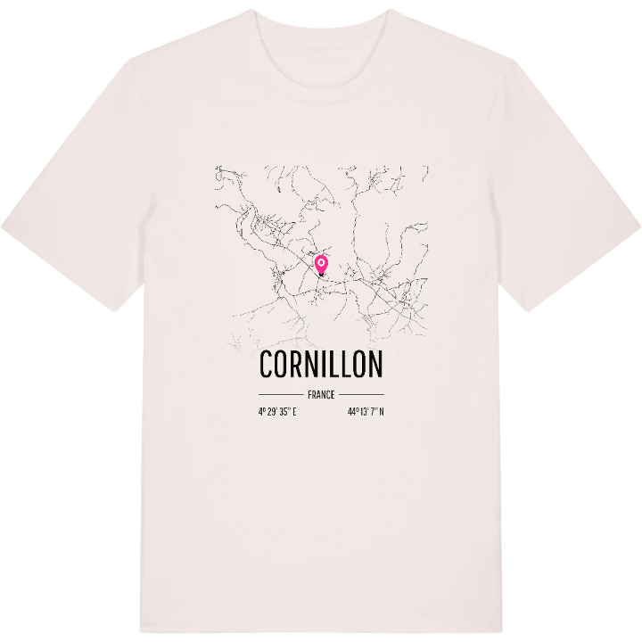 Cornillon karta t-shirt – t-shirt från PinShirt