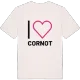 Jag älskar Cornot t-shirt stort tryck